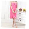 Beatifufu Dry Hair Hat Bath Skirt Set Microfiber Towel Robe Oversized Bath Towel Set for Women Quick Absorbent Soft Comfort Easy Closure Washable Rosy view 1