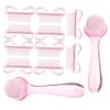 DEARMAMY 1set Handle Nail Brush Random Finger Brushes for Manicure Dust Cleaning Essential Nail Art Tool for Home and Salon Use view 1