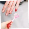 DEARMAMY 1set Handle Nail Brush Random Finger Brushes for Manicure Dust Cleaning Essential Nail Art Tool for Home and Salon Use view 4
