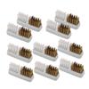 DEARMAMY 10pcs Wire Nail Bit Cleaning Brush for Nail Art and Salon Use Efficient Dust Removal Tool for Polishing and Maintenance view 1