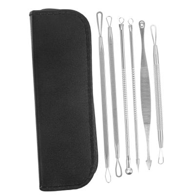 GALPADA Professional Blackhead Removal Tool Wear-Resistant Needles Reusable Non-Slip Design for Safe Skin Care for Men and Women