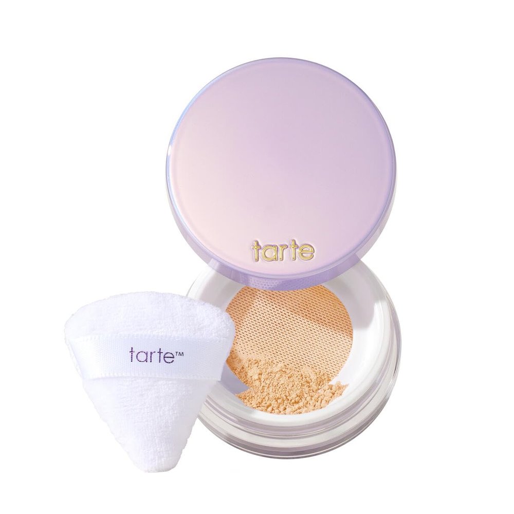 tarte creaseless setting powder Pressed & Loose Face Powder, Lightweight Oil-Absorbing Formula for Longwear Finish, Vegan & Cruelty Free