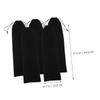 GALPADA 5pcs Hair Curler Bag Storage Organizer Soft Lint Material for Sundry Hair Tools view 4