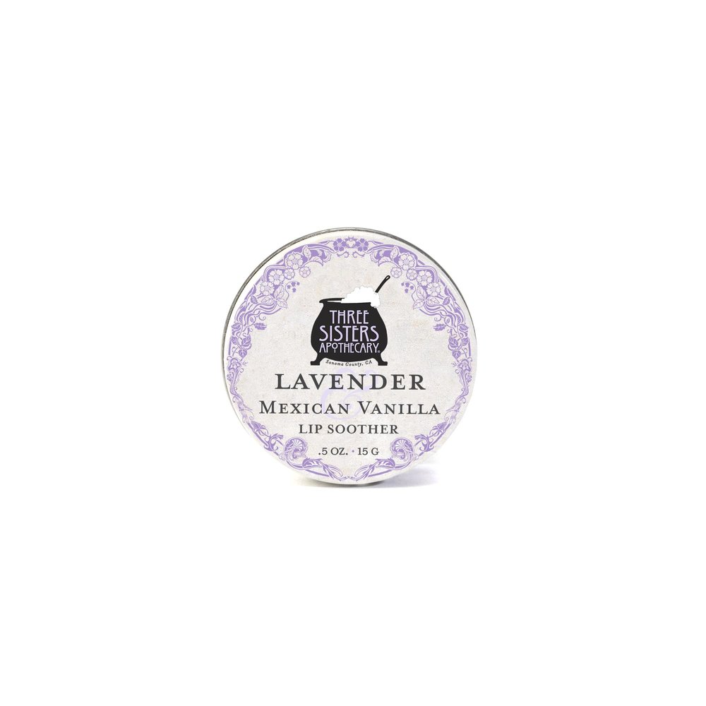 Three Sisters Apothecary Lip Soothers (Lavender & Mexican Vanilla)