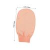 ABOOFAN Bathing Glove Spa Gloves Exfoliating Effect Body Cleaning Mitts for Shower Bath Pink view 2