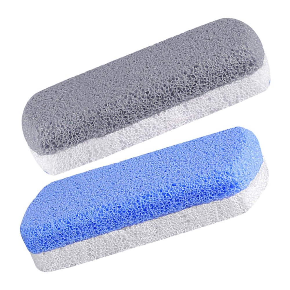 EPIGEIST 2pcs Pumice Stone for Feet Exfoliating Dual-Sided Foot Scrubber for Dead Skin Removal Pedicure Tool for Cracked Heels and Calluses Travel-Friendly