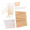 Beaupretty 300pcs Reusable Cotton Swabs Soft Pointed Makeup Accessories Convenient Household Tipped Travel Cotton Swabs Ear Cleaning Liquid Swabs Eyebrow Accessory Safety Swabs Shaft view 3