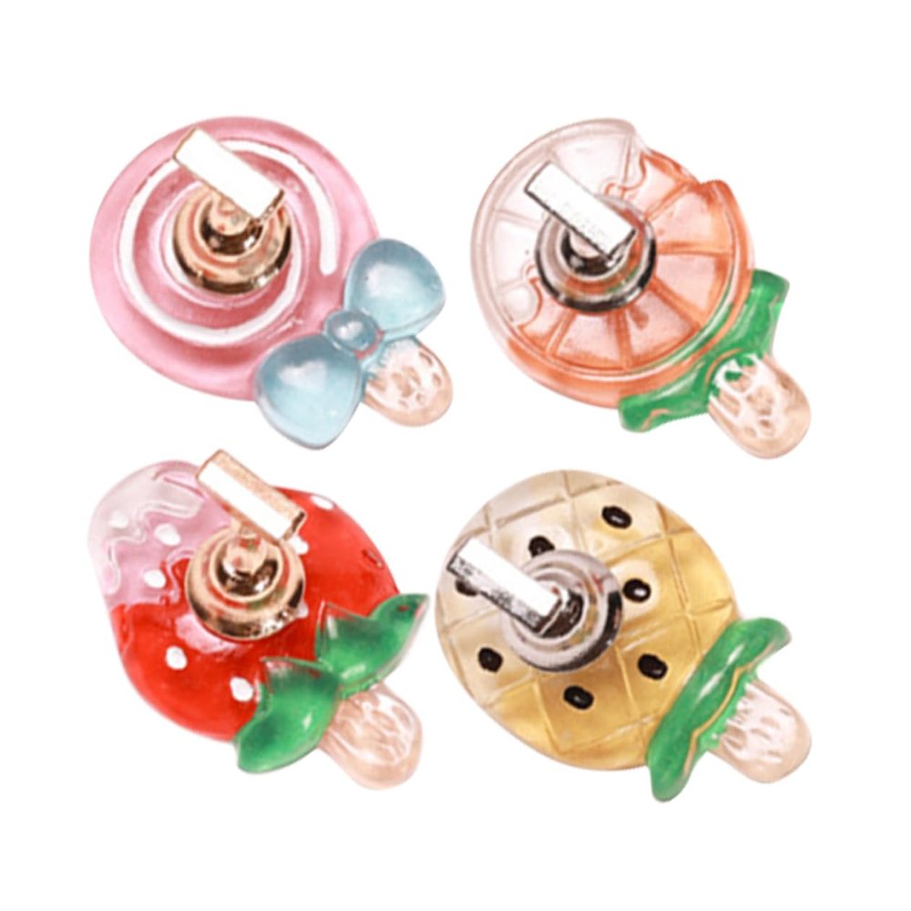 4pcs Resin Nail Practice Holder with Magnetic Base for Tips