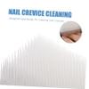 BCOATH 2pcs Precision Nail Crevice Cleaner Soft Sponge Brush for Men Nail Cleansing Portable Dust Brush view 3