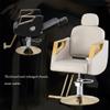 Barber Chair Reclining Salon Chair for Hair Stylist, Height Adjustable Hair Salon Chair with 360 Degrees Rolling Swivel,Multi-Function Shampoo Tattoo Chair,Gray,A view 4