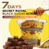 MAY ISLAND 7 Days Secret Royal Black Sugar Scrub - Korean Exfoliating Treatment with Black Sugar & Royal Jelly - Gentle Facial Scrub for Smooth, Nourished Skin - Single-Use Pouches, 0.17oz. x 12 Pack view 2
