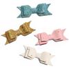 10Pcs 9.5cm Three Layers Glitter Gold Powder Hair Bows For Hair Clips Handmade Stars Hairbows And Hair Accessories (10Pcs Gold, With No Clip) view 4