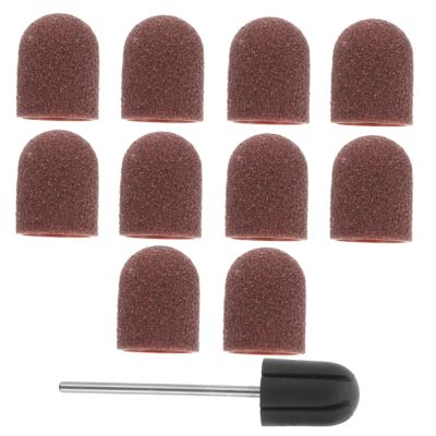 WRITWAA 1set Multi-functional Manicure Polishing Drill Bits for Nail Art Sanding Bands for Dead Skin Removal Nail Reshaping for Home