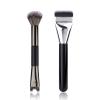 2pcs Nose Contour Brush Set - 2-In-1 U-Shaped & Fluffy Brush, Flat Foundation Concealer Makeup Brush - for Blush Highlight and Nose Sculpting and Defining. view 1