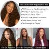 26 Inch Chocolate Brown Deep Wave Lace Front Wigs Human Hair 220 Density 4# 13x4 HD Lace Frontal Wigs Curly Human Hair Brown Glueless Wig For Women Pre Plucked with Natural Hairline view 2