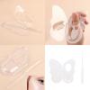 baojielai Clear Acrylic Cosmetic Palettes with Spatula Makeup Palettes Mixing Tray Apply for Eyeshadow Nails Art Pigment Blending view 2