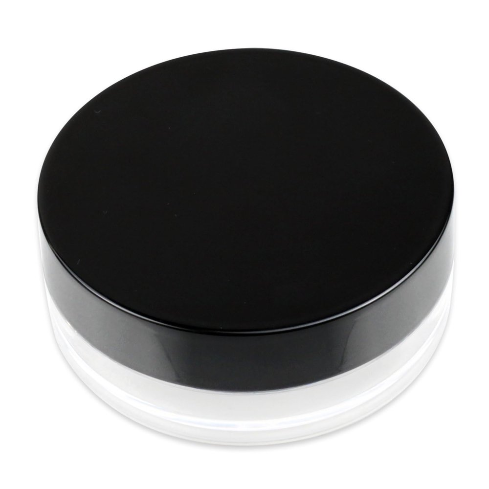 10g Refillable Loose Powder Container with Sifter & Puff  Travel Cosmetic Jar Compact with Lid, Empty Makeup Box for Face Powder