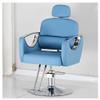 Barber Salon Chair for Hair Stylist,Height Adjustable Hair Chair with Professional Hydraulic PUM,Multi-Function Shampoo Tattoo Beauty Salon Hairdresser Armchair,Blue,A view 1