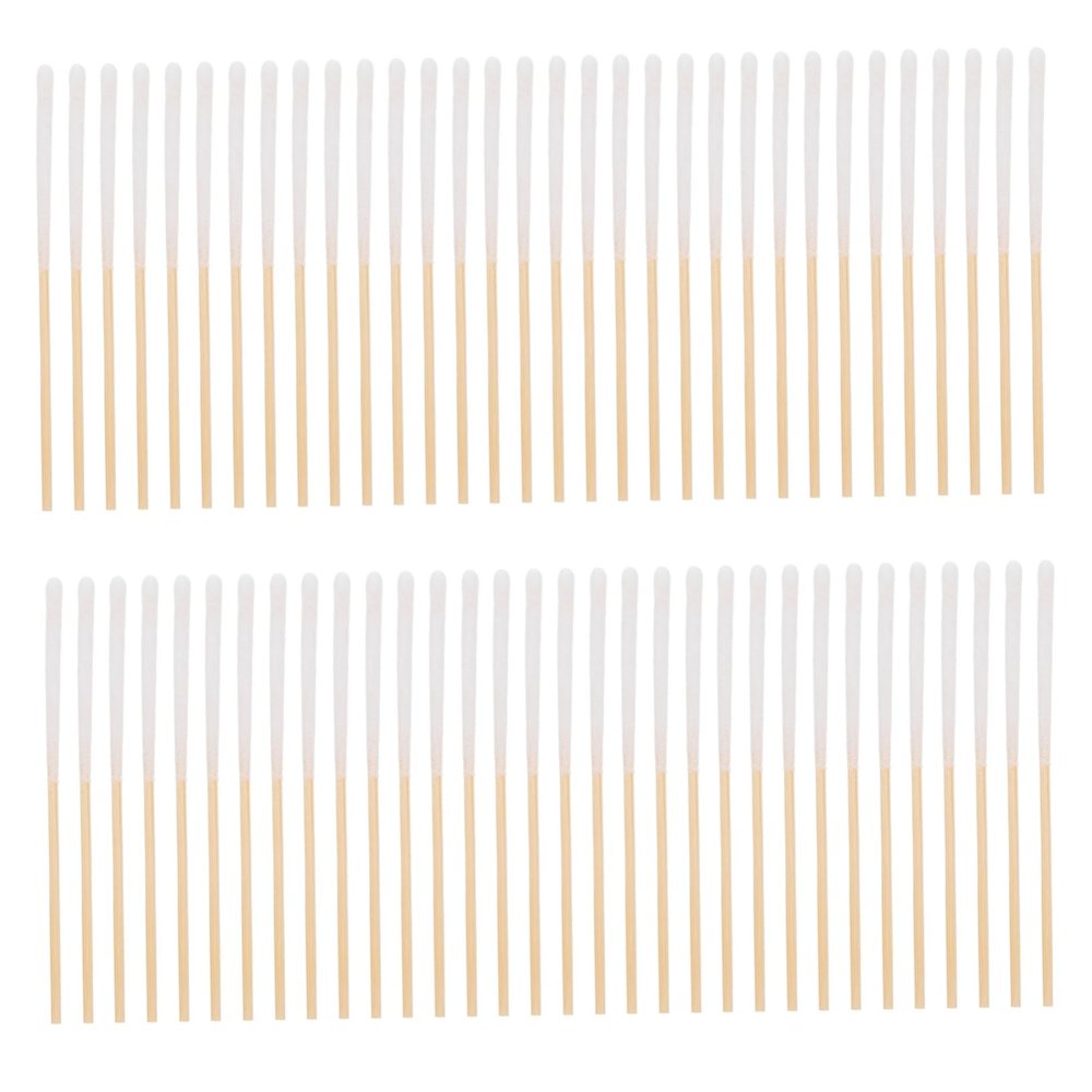 SAFIGLE 300pcs Pole Cotton Swabs Tips Cotton Portable Pointed Swabs Non-linting Beauty Supply