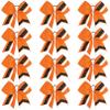 12PCS Cheer Bows Bulk Glitter Cheerleading Bows Girls Hair Bows Cheer Bows Elastic Band Ponytail Holder for Cheerleaders Teen Girls College Sports Competition view 1
