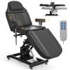 DeerDean Fully Electric Tattoo Chair Bed for Client with 3 Motor & Adjustable Armrests Black Facial Beds for Esthetician for spa view 1