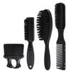 Bloepum 4 Piece, Handle, Black Luxury Professional Hair Salon Tool for Men view 1