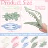 10 Pcs Flat Hair Clips for Women, 3 Styles French Flat Claw Clips Non-slip Matte Hair Clips for Thin Thick Hair, Multicolor view 2
