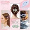 10 Pcs Flat Hair Clips for Women, 3 Styles French Flat Claw Clips Non-slip Matte Hair Clips for Thin Thick Hair, Multicolor view 3