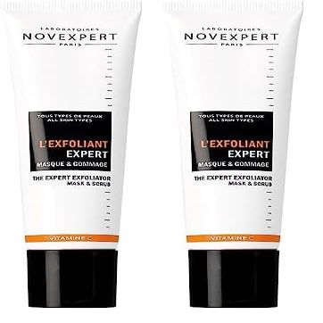 Novexpert The Expert Exfoliator - 2 In 1 Mask And Scrub - Smooth And Radiant Complexion - Exfoliates And Nourishes Skin - Hypoallergenic - Vegan - Normal, Combination And Oily Skin Types - 1.69 Oz