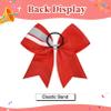 12PCS Cheer Bows Bulk Glitter Cheerleading Bows Girls Hair Bows Cheer Bows Elastic Band Ponytail Holder for Cheerleaders Teen Girls College Sports Competition view 3