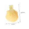 12Pcs Pom Fur Hair Clips Fluffy Ball Barrettes Mixed Colors Hair Accessories for Girls view 2