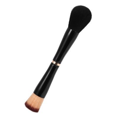 WRITWAA Double Ended Makeup Brush Set for Face Precision Foundation Concealer Powder Blush Brush Travel-Friendly Beauty Tool for Women