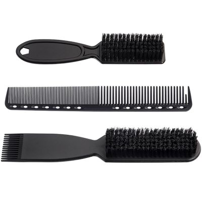 baojielai 3 Pcs Man Beard Brush Beard Brush Double Head Hair Styling Brush Mustache Brushes Hair Brush