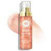 LZXLUKGIR Shimmer Body Oil,SPF 45 Broad Spectrum,Shimmer Sunscreen with Rose Gold Mica,Lightweight Non-Sticky Body Glow Oil,Absorbs Quickly,3.72 fl oz,ROSE view 1