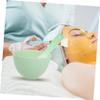 DEARMAMY 1set Silicone Face Mask Mixing Bowl Set with Brush and Spoon for Facial Treatments Easy to Clean Spa Tools for Home and and Set view 4