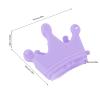 2Pcs Silicone Nail Brushes for Cleaning Fingernails, 3 in 1 Nails Scrub Brush Fingernail Separators Dividers Nail Brush Holder (Purple) view 2