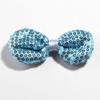 10Pcs 9CM 3.5" Fashion Shiny Sequin Hair Bow For Hair Accessories Beading Applique DIY Boutique Bowknot For Headbands (10Pcs Sky Blue, With No Clip) view 1