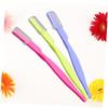 Vaguelly Stainless Steel Eyebrow Razor Trimmer Kit 3-Piece Portable Eyebrow Makeup Tool for Women Comb for Grooming view 3