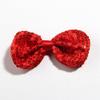 10Pcs 9CM 3.5" Fashion Shiny Sequin Hair Bow For Hair Accessories Beading Applique DIY Boutique Bowknot For Headbands (10Pcs Lt Pink, With No Clip) view 2
