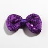 10Pcs 9CM 3.5" Fashion Shiny Sequin Hair Bow For Hair Accessories Beading Applique DIY Boutique Bowknot For Headbands (10Pcs Lt Pink, With No Clip) view 4