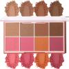 8 Colors Face Matte Blush Palette Shading Blusher - Buildable Facial Cheek Blusher Contour Bronzing Pressed Powder Makeup Pallet Women Gift Set (8 Colors Face Blush Palette) view 1