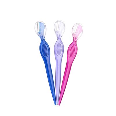 CALLARON Set of 3 Eyebrow Razors Women's Facial Razor Delicate Shapers Eyebrow Grooming Kit Stencil