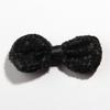 10Pcs Sequin Hair Bows, 3.5 Inches, Sparkly Bowknot Hair Accessories (10Pcs Black, With Clip) view 1