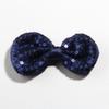 10Pcs Sequin Hair Bows, 3.5 Inches, Sparkly Bowknot Hair Accessories (10Pcs Black, With Clip) view 3