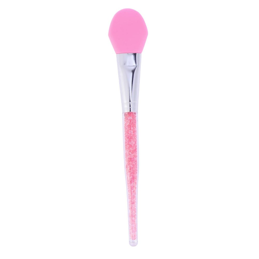 Baluue Silicone Face Mask Brush for Women Facial Mask Applicator Rhinestones Makeup Brush Beauty Tool