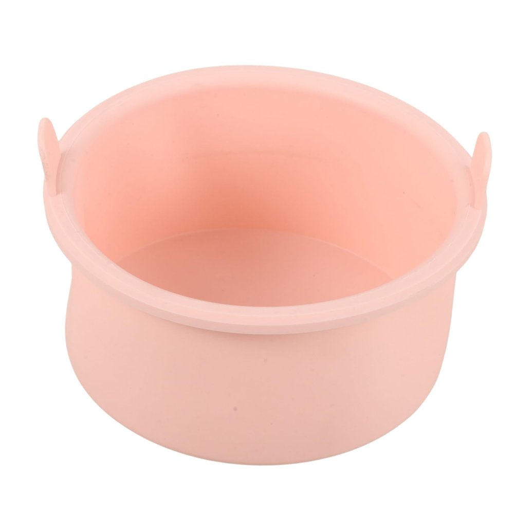 Happyyami Warmer Liner Silicone Wax Bowl for Hair Removal Non-stick Melting Pot High-temperature Resistant Easy to Clean for Salons and Waxing