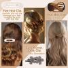12 Pcs Flat Hair Clips for Women, Lay Flat Claw Clips French Concord Hair Clips, 3 Styles No Slip Matte Claw Clips for Thin Thick Hair (Tortoiseshell) view 4