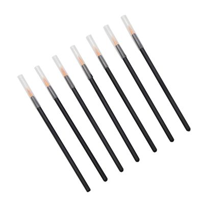 Didiseaon 100Pcs Disposable Eyeliner Brushes with Slender Handles and Soft Fiber Bristles for Eye Makeup Application for Professional and Home Use Yellow