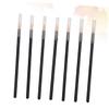 Didiseaon 100Pcs Disposable Eyeliner Brushes with Slender Handles and Soft Fiber Bristles for Eye Makeup Application for Professional and Home Use Yellow view 3