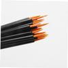 Didiseaon 100Pcs Disposable Eyeliner Brushes with Slender Handles and Soft Fiber Bristles for Eye Makeup Application for Professional and Home Use Yellow view 4